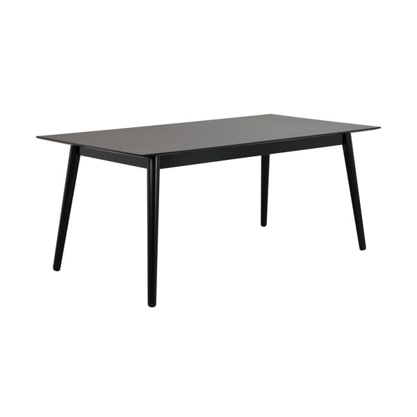 Lotta fekete étkezőasztal, 180 x 90 cm - Rowico-image-4