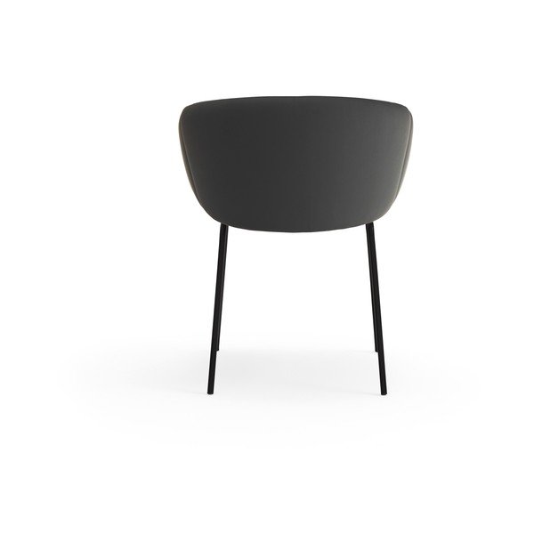 Fekete kárpitozott étkezőfotel Add – Teulat-image-4