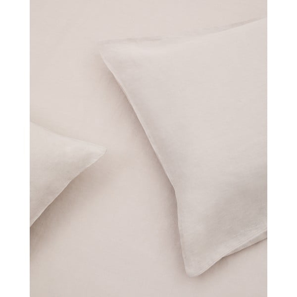 Szürkésbarna gumis pamut lepedő 180x200 cm Simmel – Kave Home-image-2