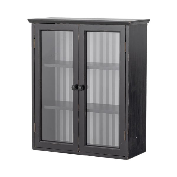 Fekete jegenyefenyő függő tálalószekrény 51,5x66,5x22,5 cm Hazem – Bloomingville-image-4