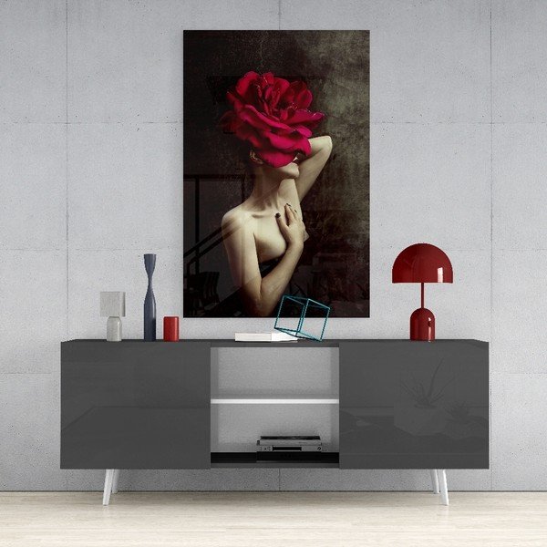 Rose üvegezett kép - Insigne-image-1