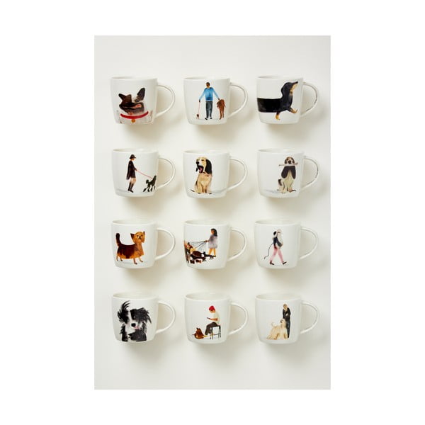 Fehér porcelán bögre 400 ml Computer Cat – Maxwell & Williams-image-1