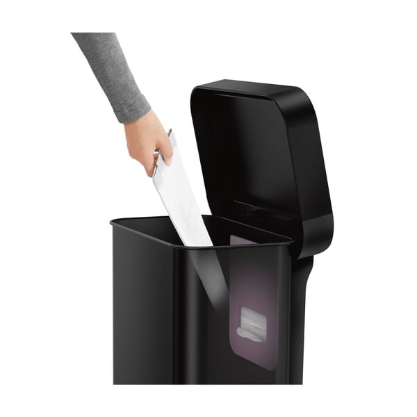 Acél pedálos szemetes 45 l – simplehuman-image-4