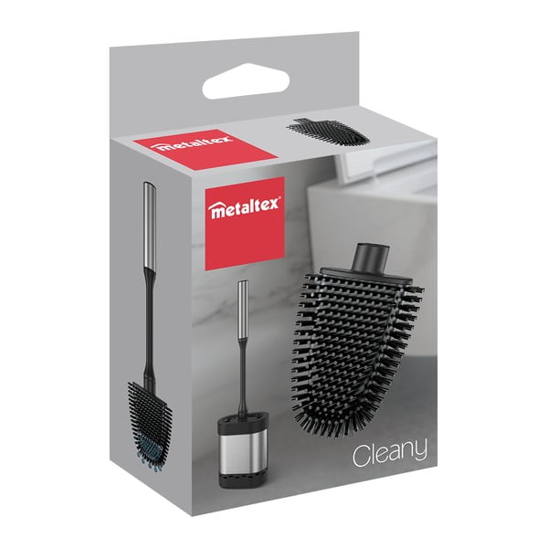 Fekete tartalék WC-kefe – Metaltex-image-2