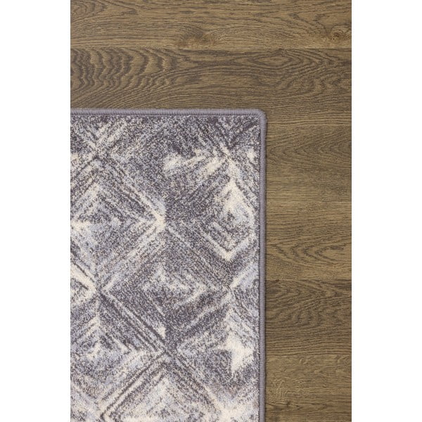 Szürke gyapjú szőnyeg 133x180 cm Moire – Agnella-image-3