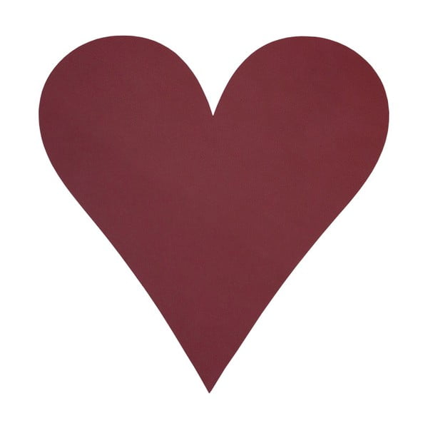 Öko bőr tányéralátét 30x30 cm Heart Nupo – LIND DNA