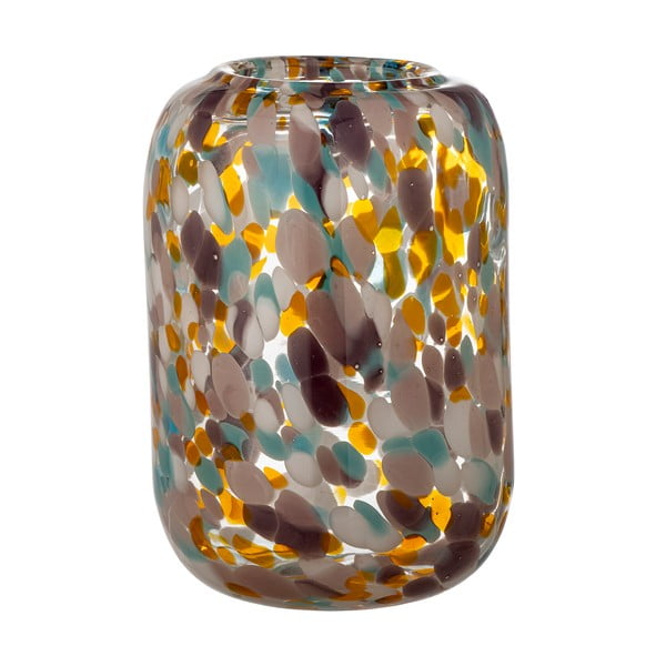 Üveg kézzel készített váza (magasság 18 cm) Vidia – Bloomingville-image-1