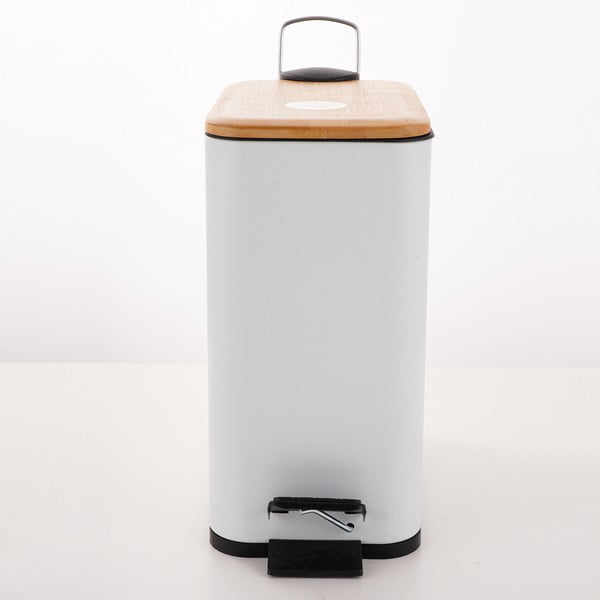 Fehér acél pedálos szemetes 5 l   Erik – Spirella-image-3