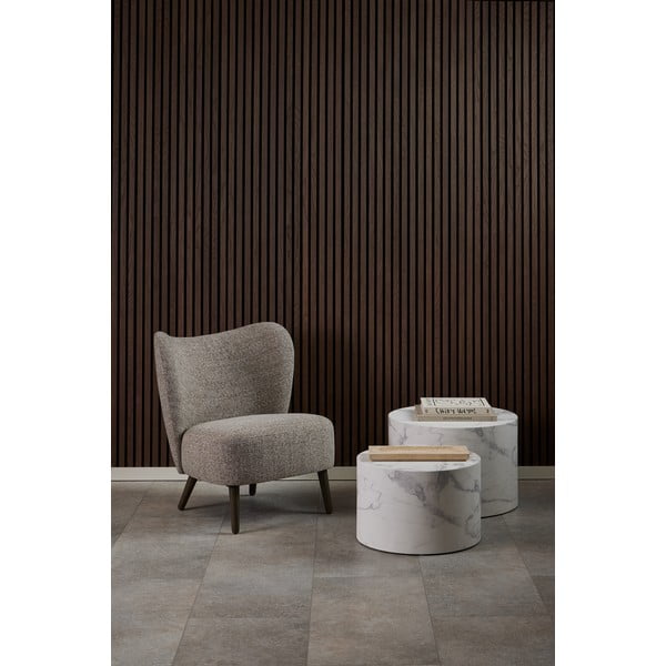 Bézs buklé fotel Elmont – Actona-image-3