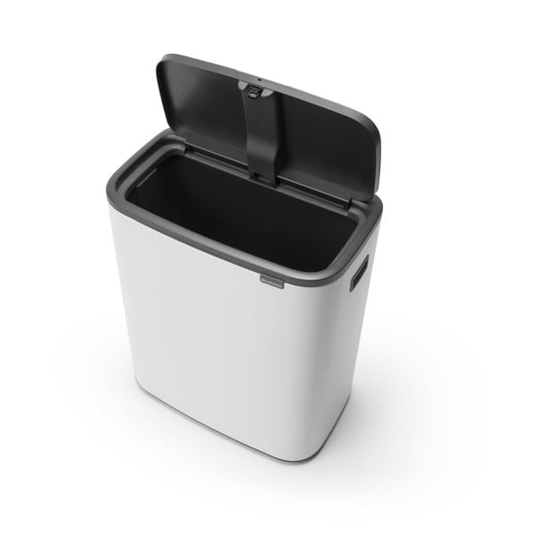 Fehér acél érintésre nyíló szemetes 60 l Bo Touch Bin – Brabantia