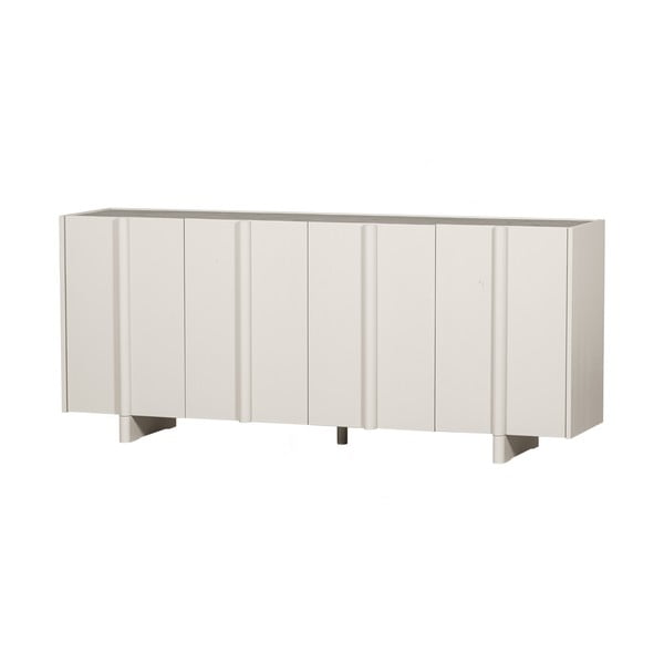 Krémszínű borovi fenyő alacsony moduláris komód 200x85 cm Basu – WOOOD-image-2