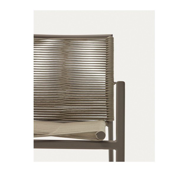 Bézs fém kerti szék Culip – Kave Home-image-1