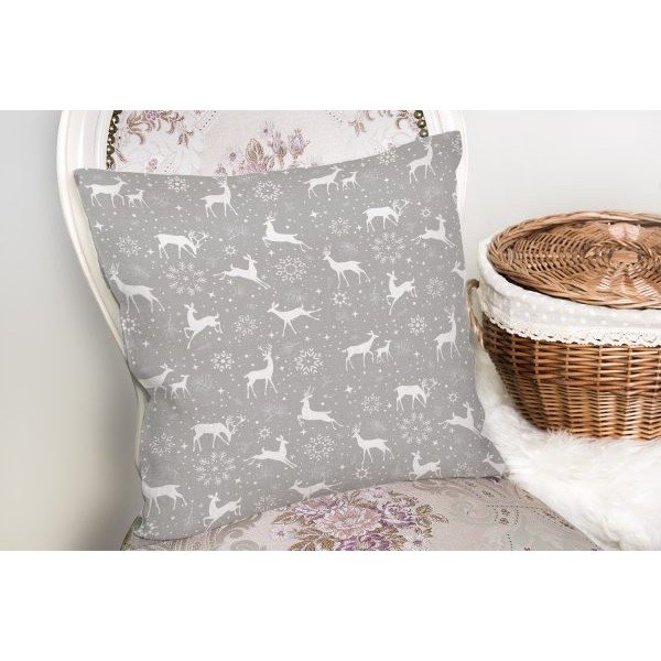 Reindeer karácsonyi párnahuzat, 42 x 42 cm - Minimalist Cushion Covers-image-2