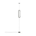 Fekete LED állólámpa (magasság 300 cm) Bow – Kave Home