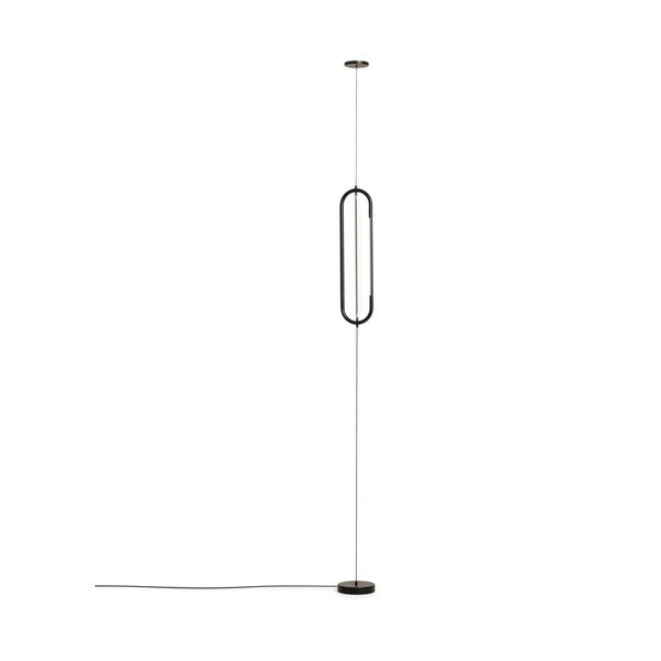 Fekete LED állólámpa (magasság 300 cm) Bow – Kave Home