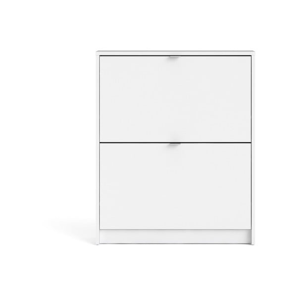 Fehér billenő ajtós cipőtartó Shoes – Tvilum-image-2