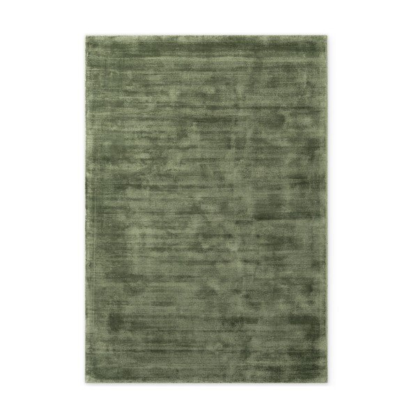 Zöld kézi szövésű viszkóz szőnyeg 80x150 cm Noemi – Vikosa