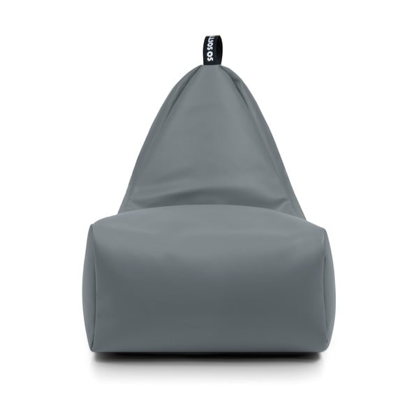 Narancssárga bőrutánzat babzsákfotel Chill XL – So Soft?-image-1