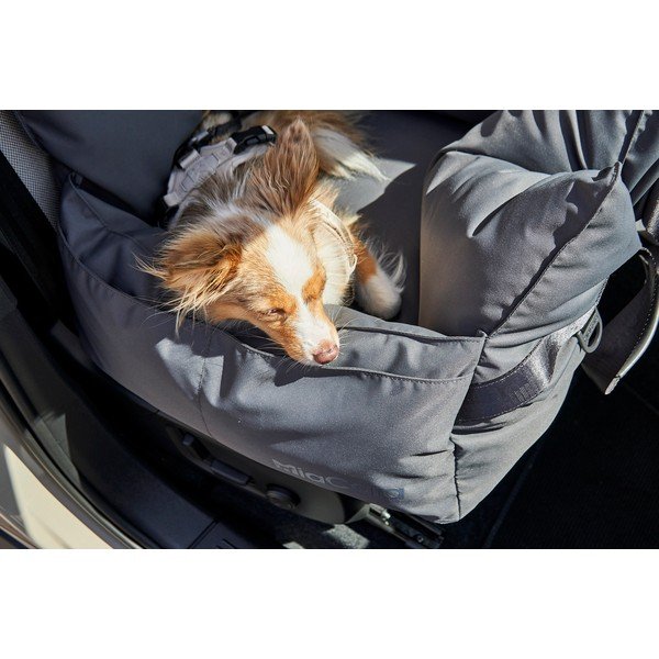 Sötétszürke hordozó táska kutyáknak 50x50 cm Viaggio Asphalt – MiaCara-image-3