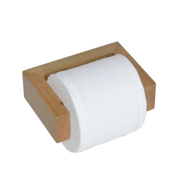 Mezza tölgyfa fali WC-papír tartó - Wireworks-image-1