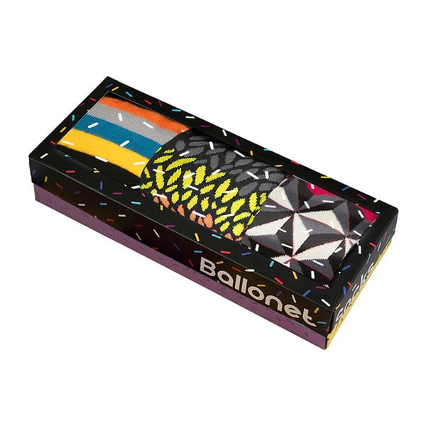 Autumn 3 pár zokni ajándékcsomagolásban, méret 36 - 40 - Ballonet Socks-image-2