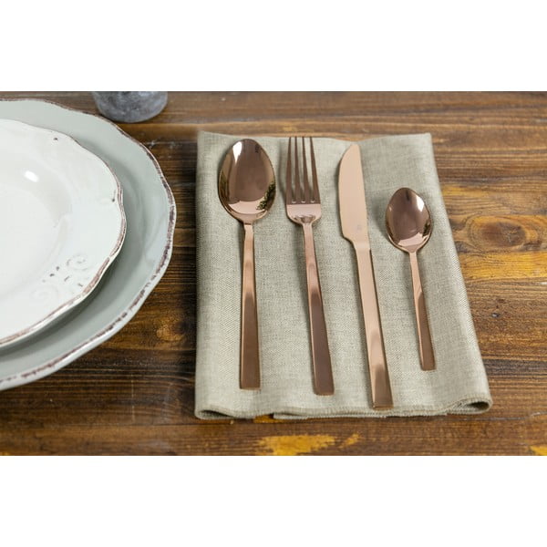 Rézszínű acél evőeszköz készlet 24 db-os Lexington – VDE Tivoli 1996-image-1