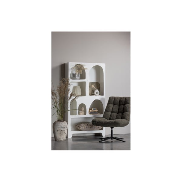 Fehér könyvespolc 95x180 cm Caz – WOOOD-image-2