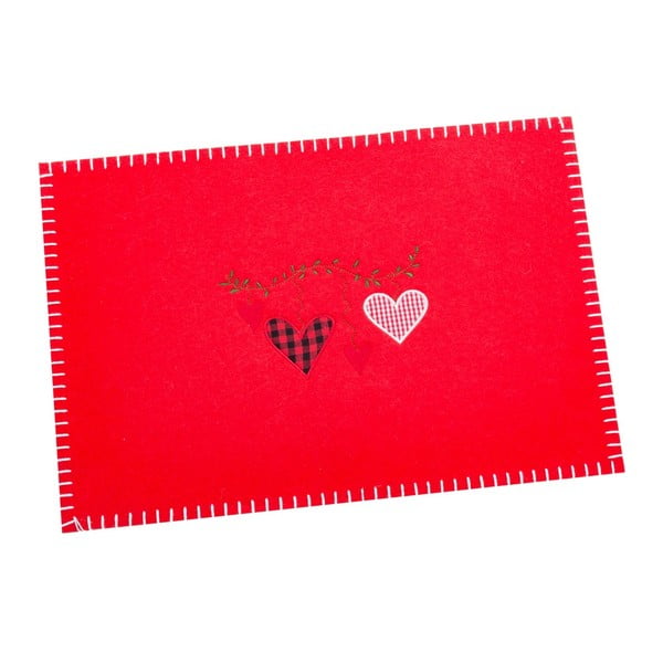 Textil tányéralátét 30x40 cm Christmas Heart – Casa Selección