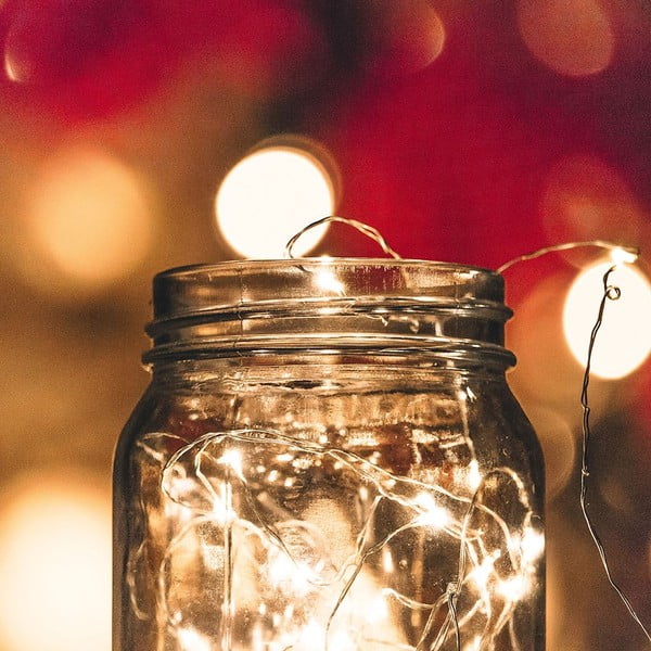 4 db LED fényfüzér, 4 x 50 izzó, hosszúság 5 m - DecoKing-image-3