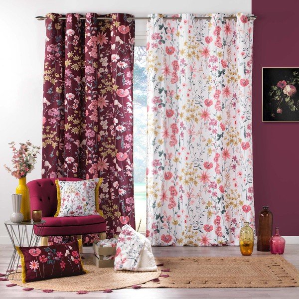 Bársony függöny 140x240 cm Florabella – douceur d'intérieur-image-4