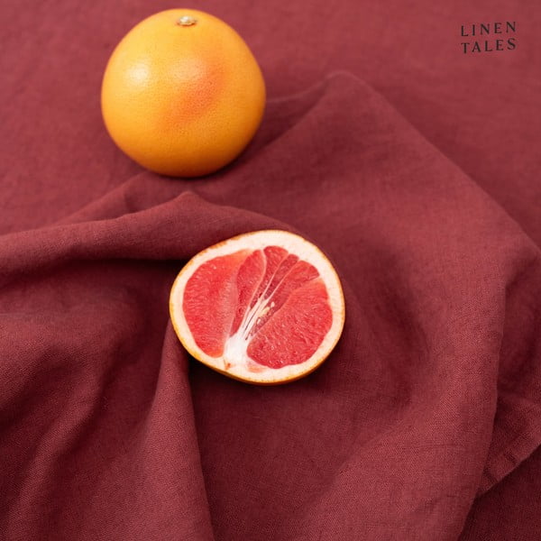 Len szalvéta szett 2 db-os 40x40 cm Marsala – Linen Tales-image-4