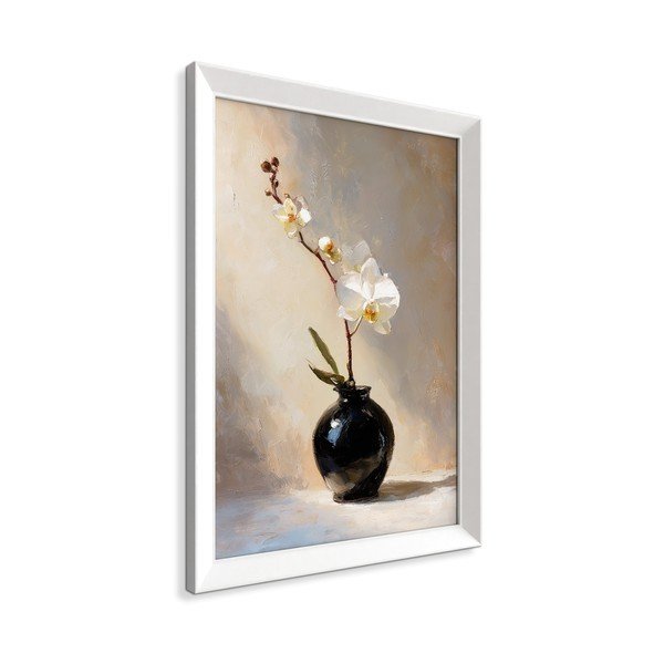 Nyomtatott keretezett kép 56x75 cm White Orchid – Styler-image-3