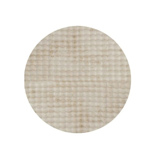 Bézs mosható kerek szőnyeg ø 80 cm Bubble Cream – Mila Home