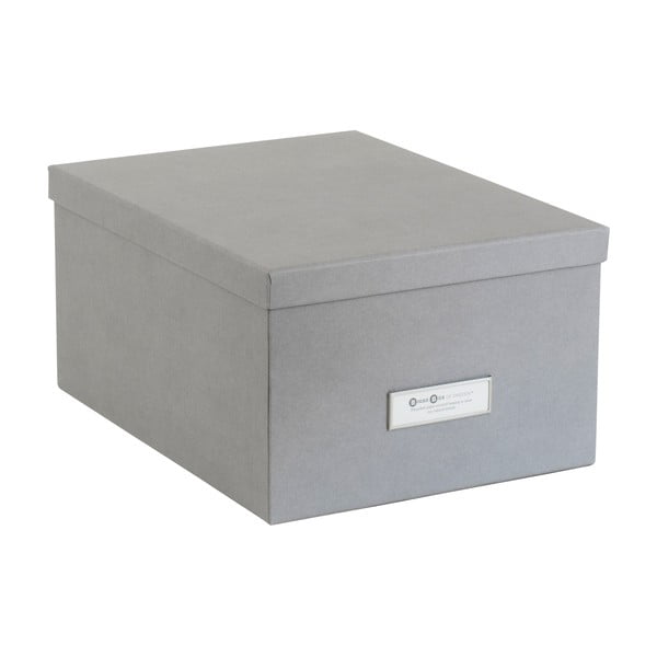 Inge 3 db-os szürke tárolódoboz szett - Bigso Box of Sweden-image-3