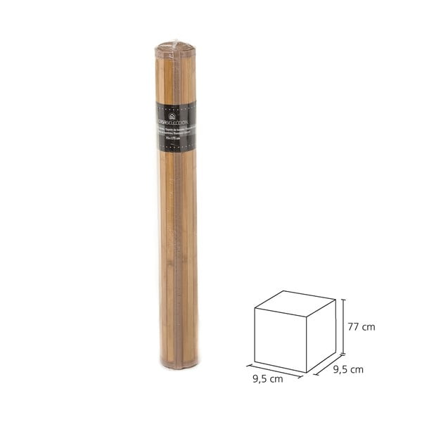 Mustársárga-barna bambusz futószőnyeg 75x175 cm – Casa Selección-image-4