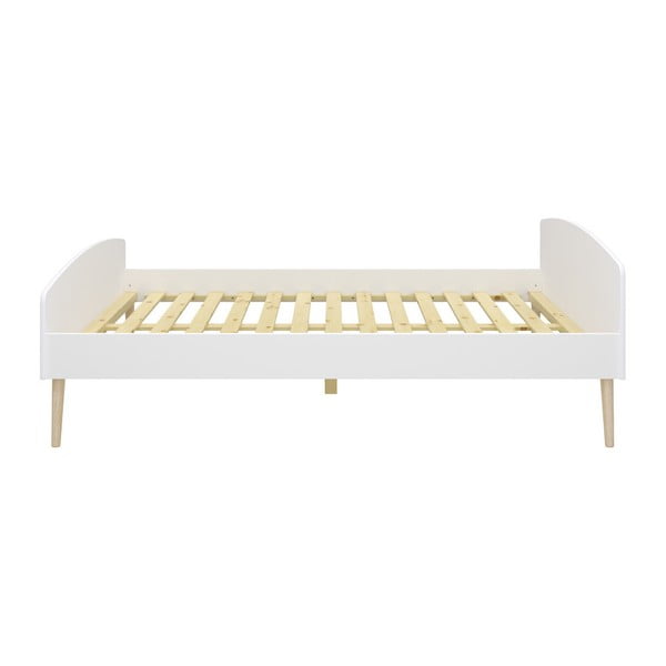 Soft Line krémfehér ágy, 140 x 200 cm - Steens
