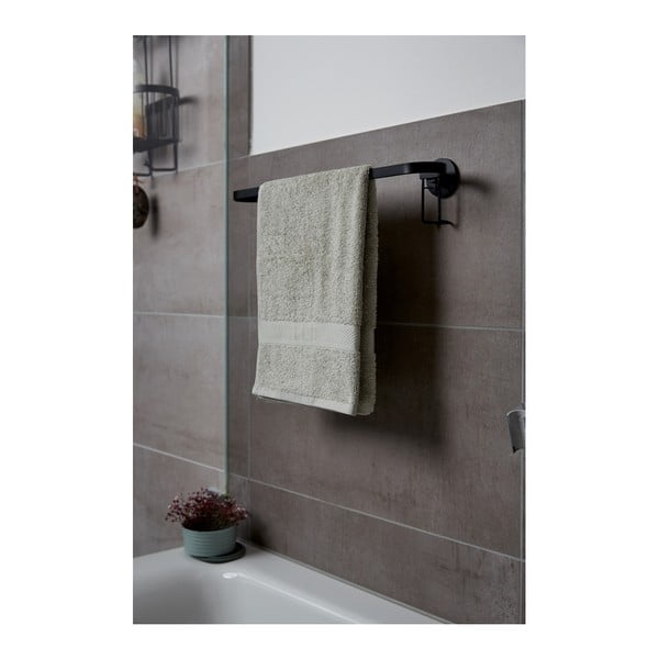 Classic Plus fekete kéztörlőtartó állvány - Wenko-image-2