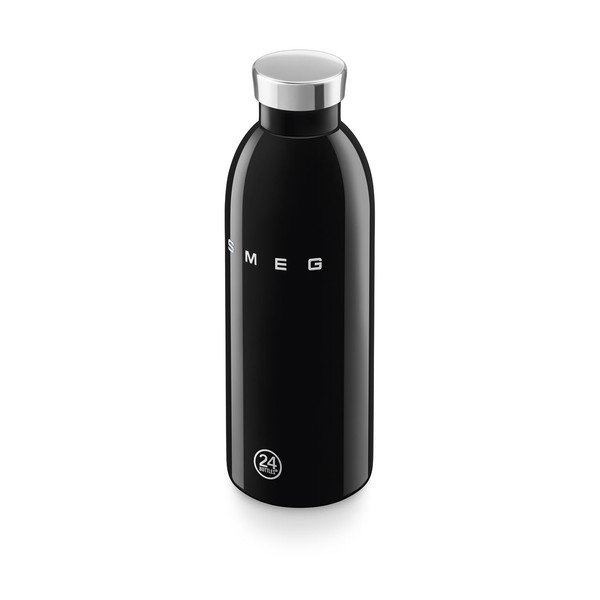 Fekete rozsdamentes acél termopalack 500 ml 24BOTTLES – SMEG-image-4