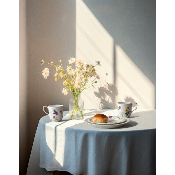 Fehér porcelán bögre 330 ml Hammershøi Summer – Kähler Design-image-4