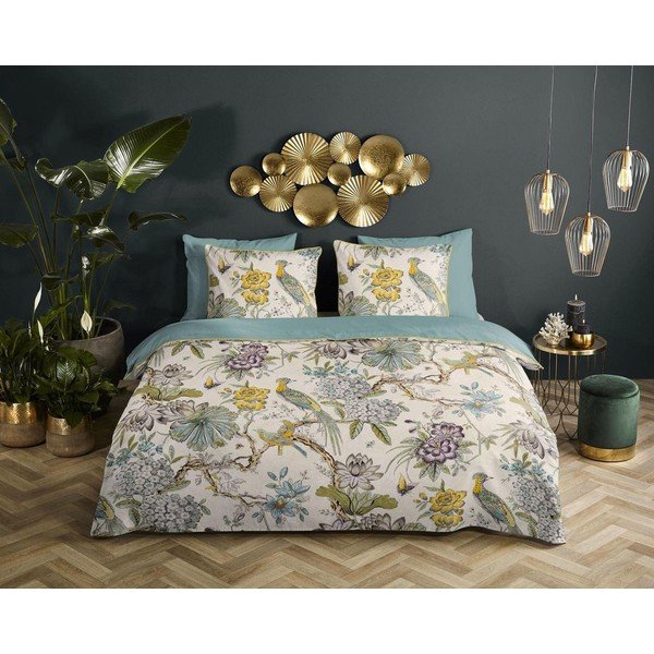 Daisy organikus pamut egyszemélyes ágyneműhuzat, 140 x 220 cm - Descanso-image-1