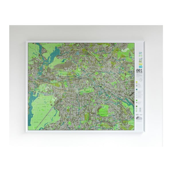 Berlin mágneses térkép - Berlin, 196 x 100 cm - The Future Mapping Company
