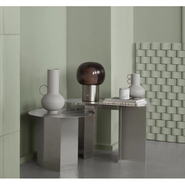 Rozsdamentes acél kerek tárolóasztal ø 35 cm Oru – Blomus-image-1