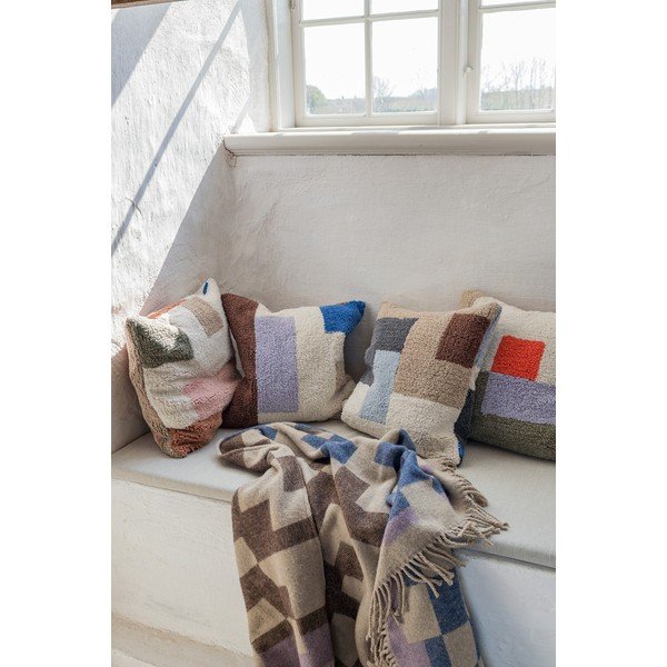 Pamut párnahuzat 50x50 cm Brick – Mette Ditmer Denmark-image-1