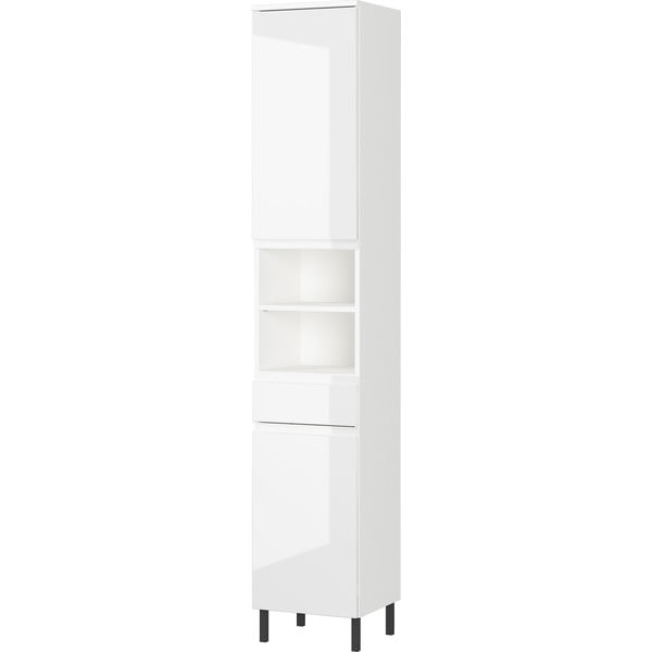 Fehér magas fürdőszoba szekrény 34x190 cm Salinas - Germania-image-1