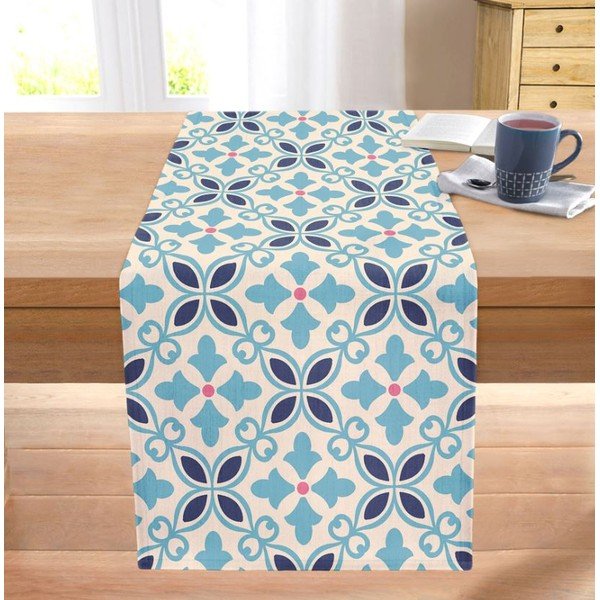Asztali futó 40x130 cm Blue Tiles – Mila Home-image-2