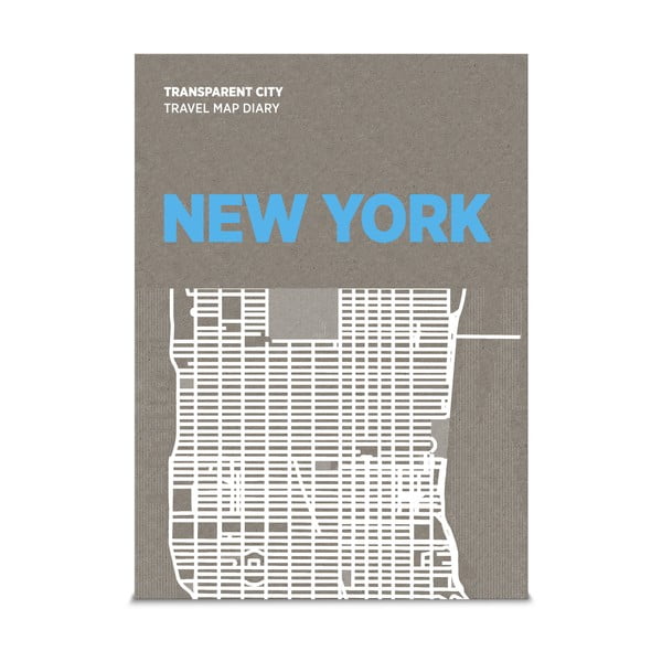 Transparent City New York írható térkép - Palomar