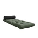 Zöldesszürke futon matrac 70x200 cm Wrap Olive Green/Dark Grey – Karup Design