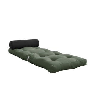 Wrap Olive Green/Dark Grey variálható matrac, 70 x 200 cm - Karup Design