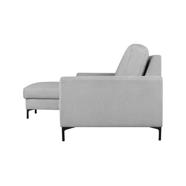 Atlanta platina világosszürke sarokkanapé, jobb oldali - Cosmopolitan design-image-3