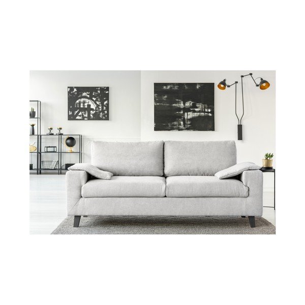Munich platina fehér 3 személyes kanapé - Cosmopolitan design-image-3